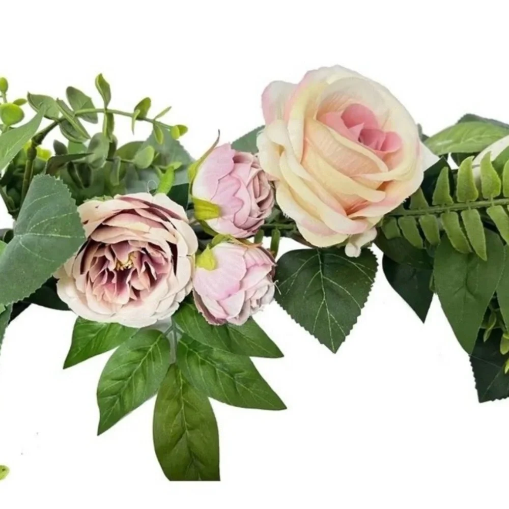 My Texas House 6' Peonies & Speckled Eggs Easter Garland